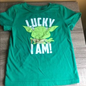 Baby Yoda tee size 2T  🍀 lucky 🍀